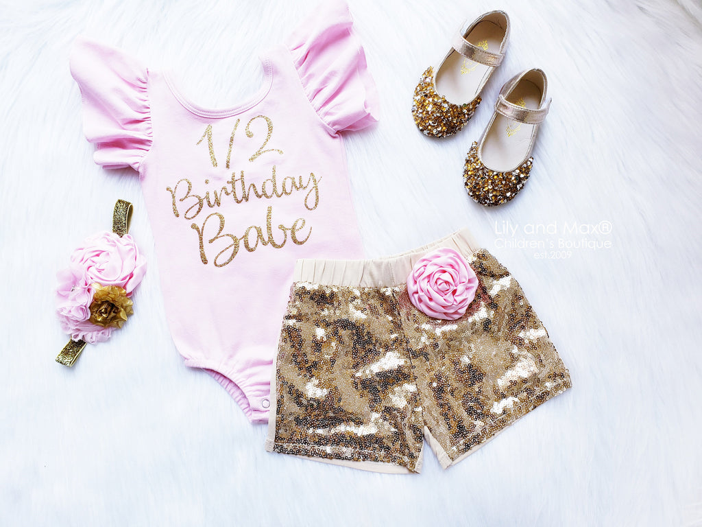 1/2 Birthday Babe Short Outfit