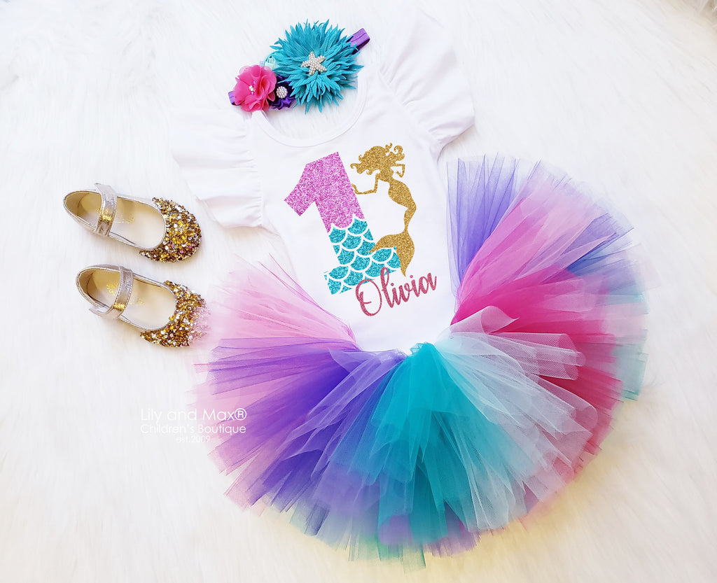 Chic Mermaid Birthday Outfit