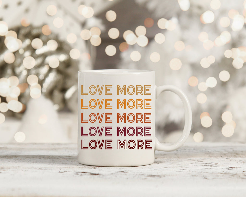 Retro Love More Mug